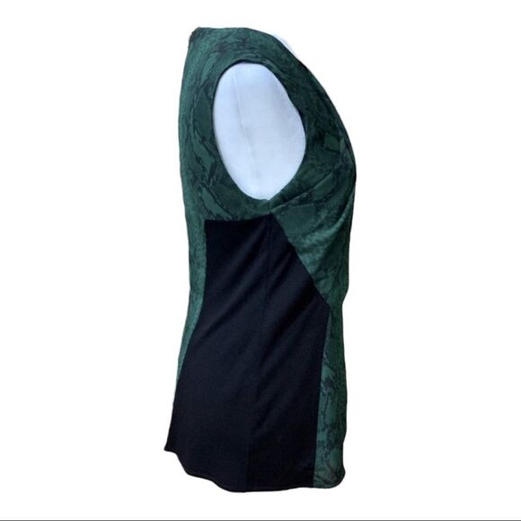 𝅺Vince Camuto Sleeveless Top New Green Sz M - Picture 6 of 10